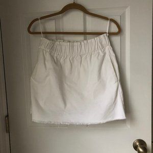 RD Style White Denim Skirt